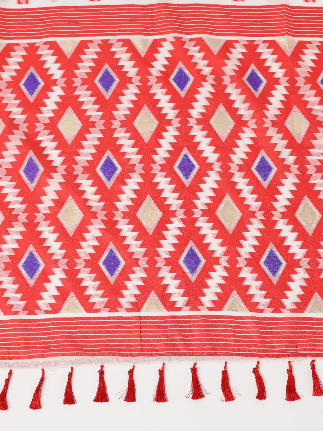 Pink Soft Dhakai Jamdani Silk Saree