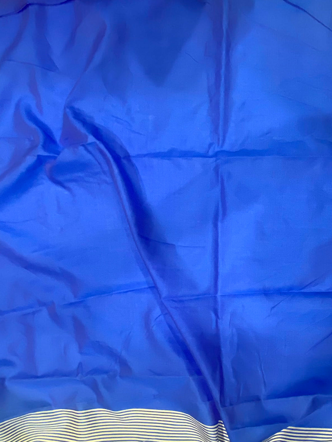 Royal Blue Soft Dhakai Jamdani Silk Saree