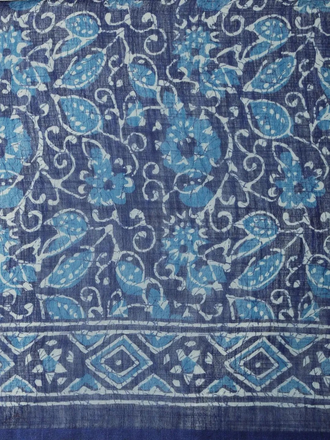 Charming Collection of indigo With Kalamkari Digital Print sarees