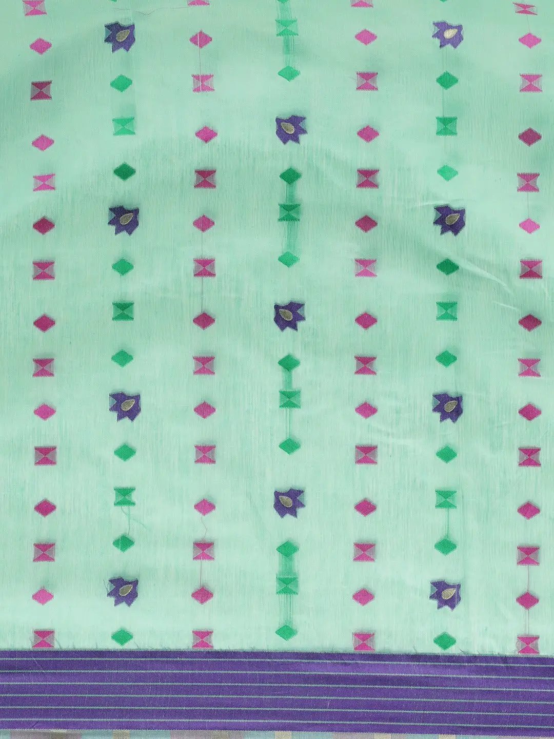 Lovely Dhakai Jamdani Light Weight Cotton Silk Saree